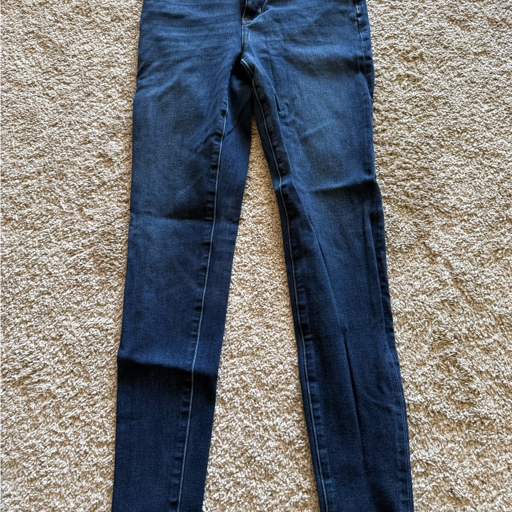 Dark Blue Denim Skinny Jeans